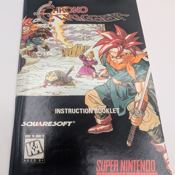 Chrono Trigger (1995) - Super Nintendo - CIB with Maps Posters Manual Authentic - Picture 4 of 15